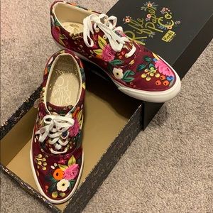 RiflePaper Co & Keds sneaker  (Anchor  Bloss Burg)